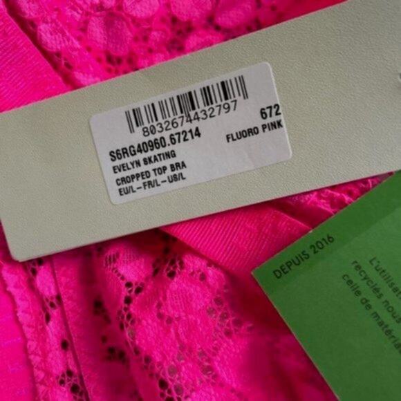 Stella McCartney Fuchsia lace Bra L - Picture 5 of 6